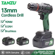 TANZU 13mm Cordless Drill Set 1/2 Rotary Hammer Drill Cordless Impact Drill Power Drill Kit  Electri