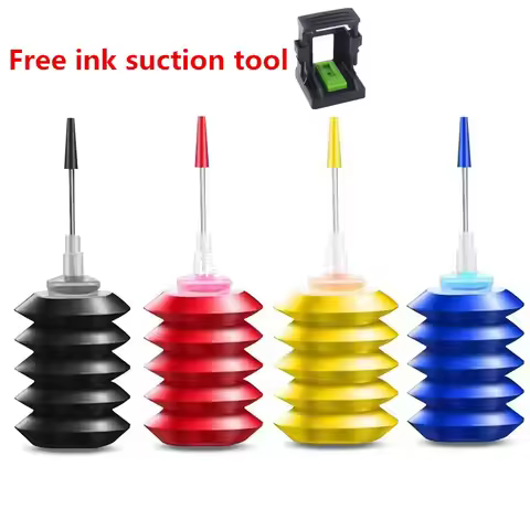 Refill Dye Ink Kit for HP 302 65 304 818 860 861 21 22 301 302 122 140 141 650 652 Printer ink cartr