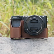Sony A6400 Protective Cover A6100 Leather Case A7C2 Accessories A7CR A6700 Camera Bag A6300 Base