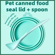 Dog Can Lid Fresh-Keeping Silicone Cup Cover Pet Can Sealing Cover Universal Sealing Cover Sealing C