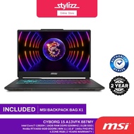 MSI CYBORG 15 A13VFK-886MY INTEL I7-13620H,16GB 5200MHZ,512GB SSD,NVIDIA RTX4060,15.6" FHD 144HZ | A