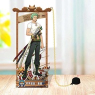 Anime One Piece Luffy Metal Bookmark Action Figure Cartoon Zoro Ace Bookmark Collectible Card