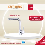 Teka - Ark Pull Out - Hot And Cold Water Pull Out Spout Kitchen Sink Mixer Tap / 1/2" flexible inlet