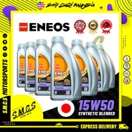 ENEOS 15W50 4T FULLY SYNTHETIC (100％ Original) Minyak Hitam Motosikal ENEOS Minyak Perinci