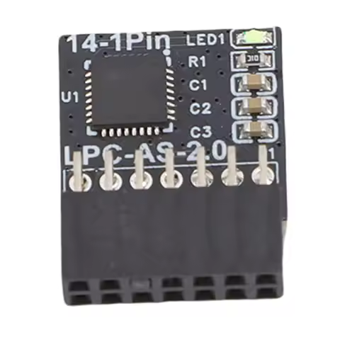 TPM2.0 Module TPM2.0 Encryption Security Module 14-1 Pin 2 X 7P 2.0mm Pitch TPM Remote Card Support 