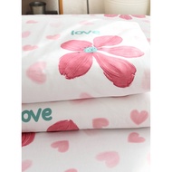 Huahe Love Heart Pure Cotton Quilt Cover Single Piece Cotton Quilt Cover Quilt Core Cover 150x200 Qu