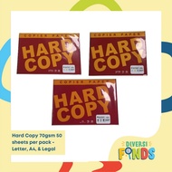 50 Sheets Hard Copy Sub 20 or 100 sheets Mimeo Paper (Color may vary) Sub 18 Short/A4/ Long Size