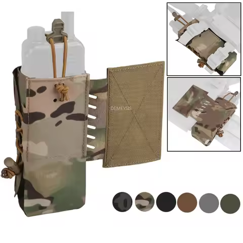 2pcs/Pack Radio Pouch Compatible with AN/PRC-148 AN/PRC-152 AN/PRC-163 Tactical Hunting CS Vest Hook