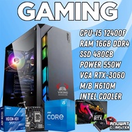 คอมพิวเตอร์เล่นเกมส์ Intel Core I5-12400F RAM 16GB RTX3060 (GEN12)