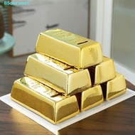 DOREENJ Coin Bank Unique Plastic Bullion Prop Gold Brick Gold Bullion Bar Simulation Coin Case