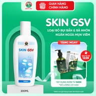 SKIN GSV 200ml Soap-free shower gel and facial cleanser, safe for sensitive SKIN, atopic dermatitis,