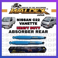 HEAVY DUTY NISSAN C22 VANETTE ABSORBER REAR OIL ORIGINAL WALDEX SUSPENSION