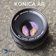 เลนส์มือหมุน Konica Hexanon AR 52mm F1.8 (16) mount AR Standard