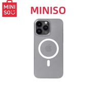 【现货】名创优品苹果16promax手机壳磁吸17不沾指纹15plus多巴胺1硬壳Famous Apple 16promax Hand20250928