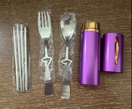 便攜 餐具 筷子 匙羹 刀叉 帶飯 $10 元朗交收 透明袋殘