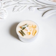 臍輪脈輪能量蠟燭 天然大豆精油蠟燭 茶蠟款 單顆