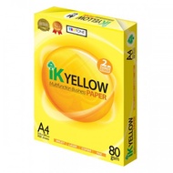 IK YELLOW A4 PAPER 80gsm - 450 sheets