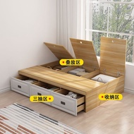🇸🇬⚡ Solid Wood Bed Frame Tatami Bed Frame Storage Bed Frame Bed Frame With Mattress Super Single/Queen/King Bed Frame