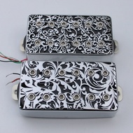 GUYKER 1 Set Alnico Humbucker Pickup LP Guitar Flower Chart Guitar Pickup