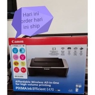 Canon printer WIFI E470 All in one printer