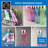 My Bottle Dream Infused Water 1 Liter / Botol Minum Transparan / Botol