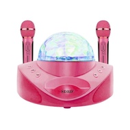 SD308 Dual Microphone Home KTV Portable Wireless Live Microphone Bluetooth Audio Integrated Cara OK 