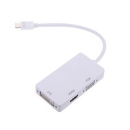 New 1080p Hot-sale Mini Display Port Thunderbolt to DVI VGA HDMI 3 in 1 Converter Adapter for Apple