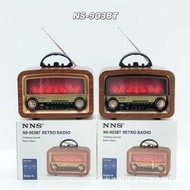 NS-903BT Flame Light Retro Portable Bluetooth Speaker Outdoor Portable Subwoofer Radio