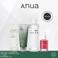 4pcs sets Anua Cleansing Oil 200ML/ Anua Toner 250ML/Quercetinol Pore Deep Cleansing Foam 150ML/Anua