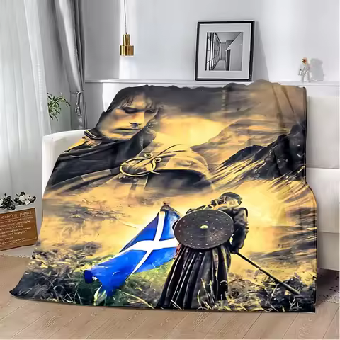 OUTLANDER TV Jamie Fraser Sassenach Dragonfly Printed Blanket Picnic Blanket Warm Soft and Comfortab