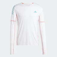 adidas วิ่ง เสื้อวิ่งแขนยาว Adizero ผู้ชาย สีขาว IL9070