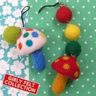 [Direct from JAPAN] Wool craft felt mutter about Tulip little mushroom strap Kit