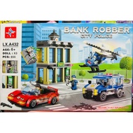 LX.A432 assembly toy includes 666 pieces for children from 6 years old