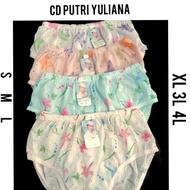 Yuliana Princess Flower Cd Size M, Girls' Panties