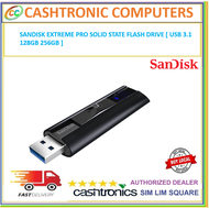 SANDISK EXTREME PRO SOLID STATE FLASH DRIVE [ USB 3.1 128GB 256GB ]