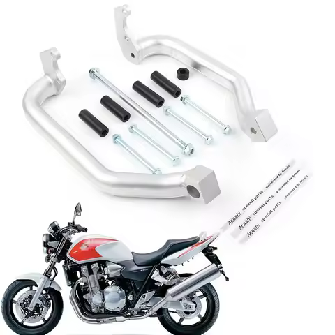 Aluminum Silver Motorcycle Highway Engine Guard Crash Bar Protector for Honda CB 1300 CB1300 2003-20