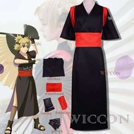 Tt Tt Nara Temari Anime Cosplay Suit Halloween Carnival Dress Up Clothes Party Costume