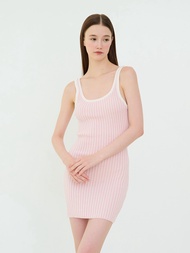 Knitters & others - HAILEY Ribbed Knit Mini Dress