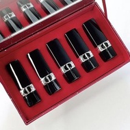 Dior藍金唇膏小樣五件套花漾新年款   1.5g×5   色號：啞光#999，絲絨#720，772，735，951