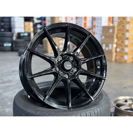 NEW 17X8J Advanti Storm S1 Rim (set of 4) Gloss Black 5X114.3 for Civic Mazda 3 CX3 CX30 CX5 X50 HRV