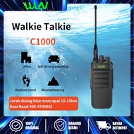 HT WLN C1000 Jarak Jauh Ready 10km-15Km Walkie Talkie Power 10 watt Battery 2500Mah