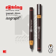 《523》ปากกาเขียนแบบ Rotring Isograph ขนาด 0.1 0.2 0.3 และ 0.5 มม.