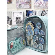 STILLWAWOO Small Multifunctional Backpack Pain Bag Baby Bag School Bag Comic Exhibition Backpack