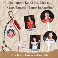 GANTUNGAN INDONESIAN NATIONAL TEAM KEYCHAIN | INDONESIAN NATIONAL TEAM HAND FAN | INDONESIAN NATIONA