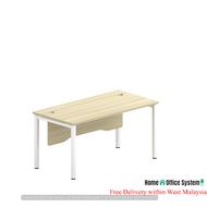 4 Feet Rectangular Shape Office Table With U Metal Leg - Home & Office System - V-SL Series