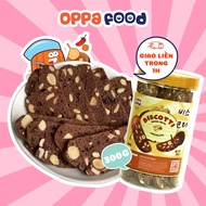 Biscotti Mixed Nuts - Chocolate Oppa Food [300g Jar] Nutritious Snacks