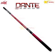 StarsFishing Joran Tegek EXORI Dante 180 210 240 270 300 360 Carbon Pole Ruas Pendek Ujung Solid