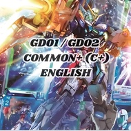 GD01 / GD02 English Gundam Card Game | COMMON + (C+) Cards