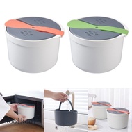 kool Practical Microwave Cooker Portable  Container Rice Cooker for Everyday Use