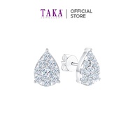 TAKA Jewellery Pear Shape Lab Grown Diamond Earrings 10K